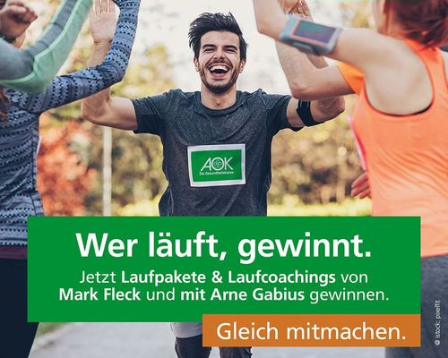 Wer läuft, gewinnt – mit der AOK