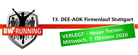  Verschiebung - DEE-AOK-Firmenlauf findet im Oktober statt