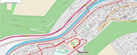 Streckenplan Sulz