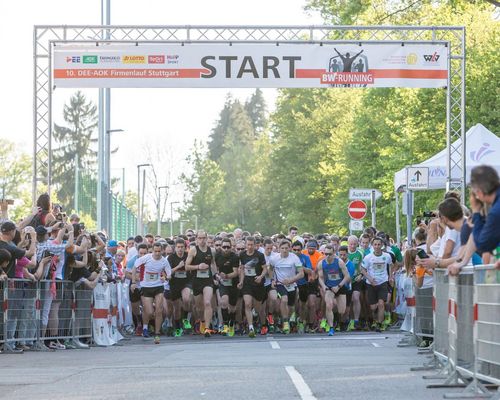 AOK Firmenlauf Stuttgart: 3.774 Anmeldungen bis zum Meldeschluss