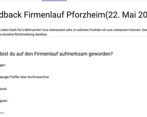 Wir wollen euer Feedback!